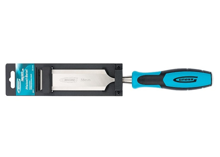 Долото-стамеска Piranha, 38 мм, двухкомпонентная эргономичная рукоятка Gross цена