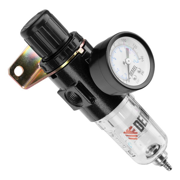 Фильтр-регулятор FR1500, 10 бар, 1500 л/мин, 1/4" Denzel цена