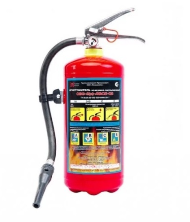 Огнетушитель воздушно-эмульсионный ОВЭ-2 (з) АВСЕ, морозостойкий (до -40°С)