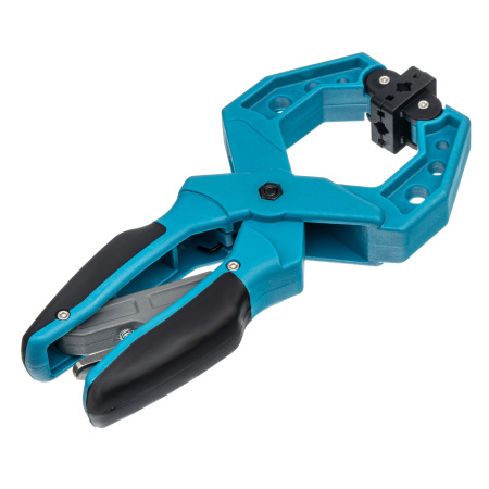 Струбцина клещеобразная 2-1/4, пластиковый корпус, храповой механизм жесткой фиксации, 58 мм Gross цена