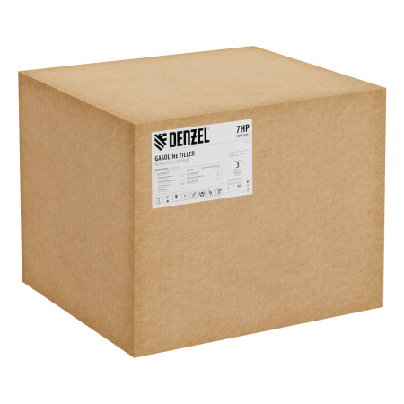 Мотоблок DPT-370S, 7 л.с., ремен.сцеп, фрез 3х4, ШОМ, передачи 3В/1Н Denzel