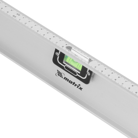 Уровень алюминиевый "Рельс", 1800 мм, 3 глазка (1 поворотный) Matrix цена