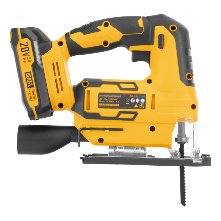 Лобзик аккумуляторный CJH-20-80, Li-Ion, 20 В// Denzel