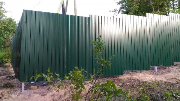 Профнастил С8 зеленый RAL 6005 1200х2000мм