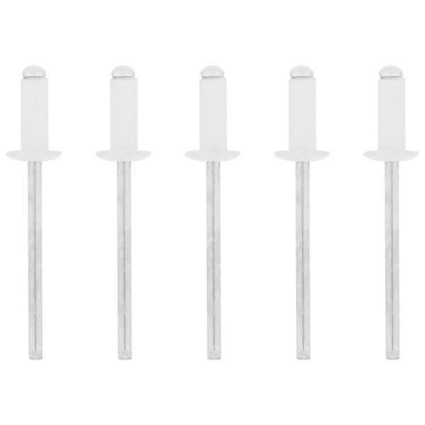 Заклепки 4.0 х 10 мм RAL 9003, сигнально-белые, 50 шт Matrix цена