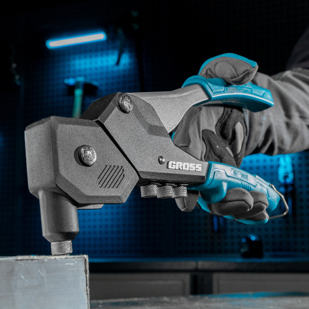 Заклепочник ручной, 290 мм, поворотный, 0-360, заклепки 2,4-3,2-4,0-4,8 мм Gross цена