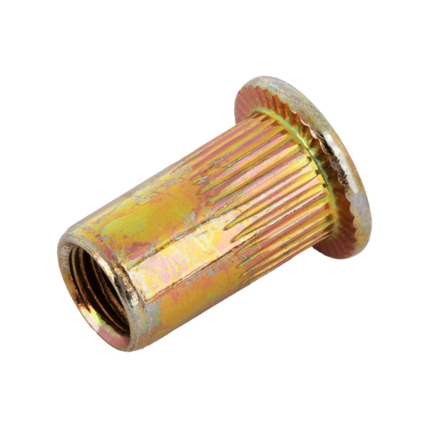 Заклепки резьбовые, стальные, оцинкованные, М5, пластиковый кейс, 100 шт. Denzel цена