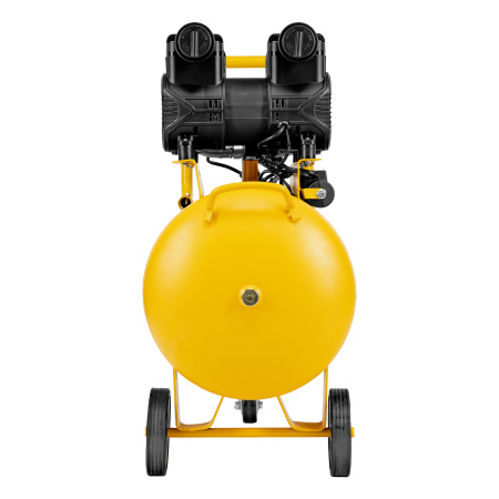 Компрессор безмасл. малошумный DLP-3000/100, 3 кВт, 2х1,5 кВт,100 л, 2850 об/мин,500 л/мин Denzel