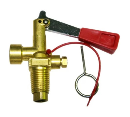 Запорно-пусковое устройство ЗПУ для огнетушителей ОУ-25, 55 (перекидная, W-19,2)