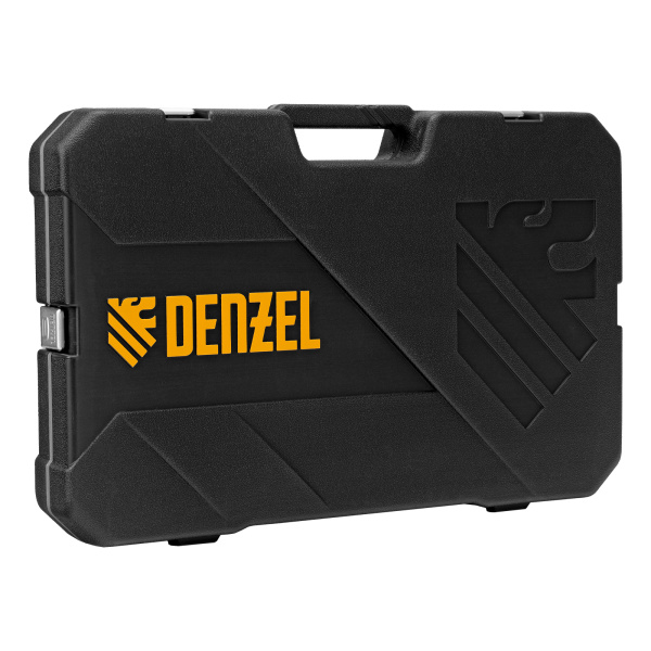 Набор инструментов, 1/2", 1/4", CrV, S2, пластиковый кейс, 194 предмета Denzel