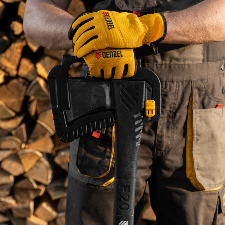 Колун, F20, 2800 гр, двухкомпонентная рукоятка, 920 мм// Denzel цена