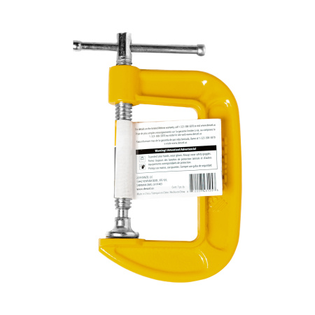 Струбцина G-образная, 3", 75 мм// Denzel цена