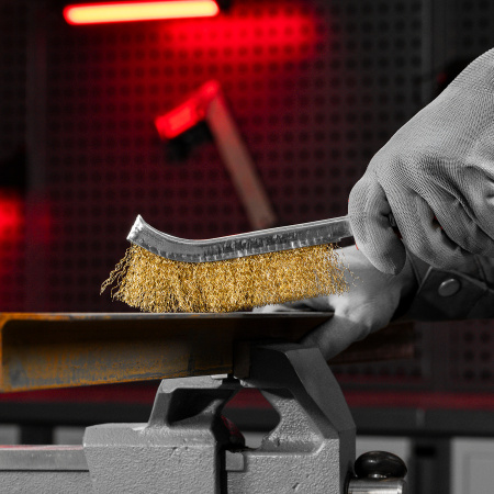 Набор щеток для дрели, 3 шт, 1 плоская, 65 мм, 50 мм "чашка", ручная металлическая Matrix