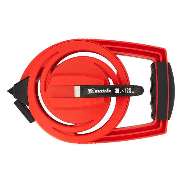 Рулетка геодезическая, 30 м х 12,5 мм, металлическая лента, закрытый корпус Matrix цена
