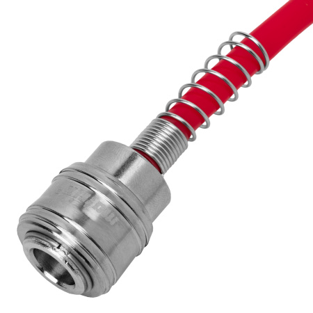 Шланг спиральный воздушный, 15 м, с быстросъемными соединениями Matrix цена