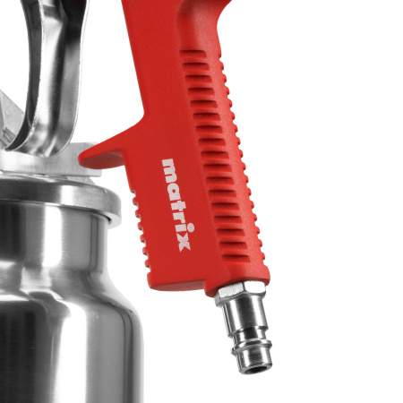 Краскораспылитель HVLP пневмат. с нижним бачком V= 1 л, сопло диаметром 1.4 мм Matrix цена