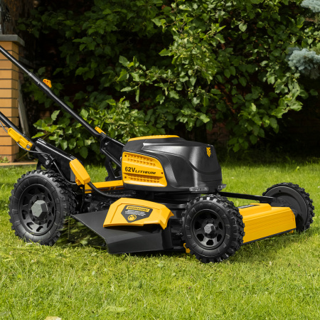 Газонокосилка аккумуляторная бесщет., RLMS560-62, привод, 560 мм, Li-ion, 62В Denzel цена