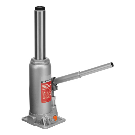 Домкрат гидравлический бутылочный, 6 т, h подъема 216-413 мм Matrix цена