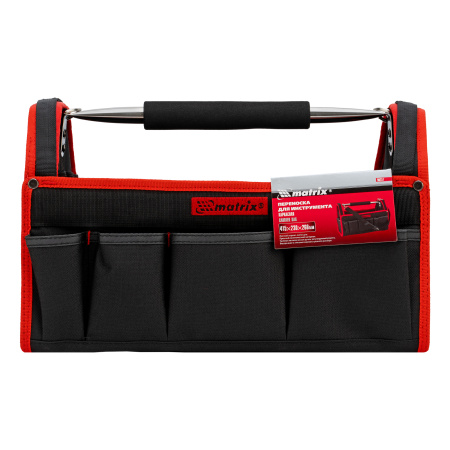 Переноска для инструмента каркасная 415 х 230 х 260 мм Matrix цена