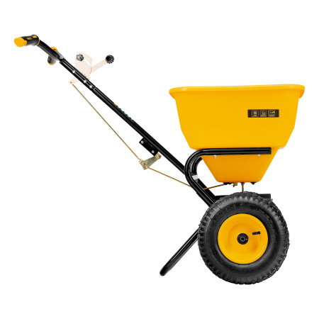 Механическая сеялка на колесах, 45 л Denzel цена