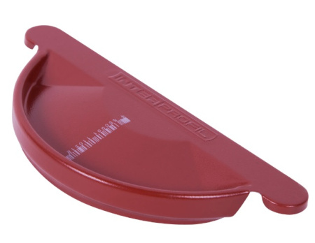 Заглушка желоба левая/правая цвет красный