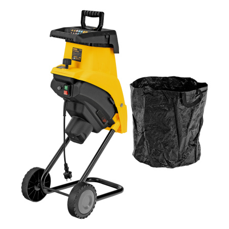 Измельчитель садовый электрический ETS-2600, 2600 Вт, 45 мм Denzel цена