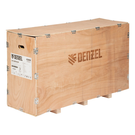 Компрессор безмасл. малошумн. DLP-4500/150, 4,5 кВт, 3х1,5 кВт,150 л, 2850 об/мин,750 л/мин Denzel