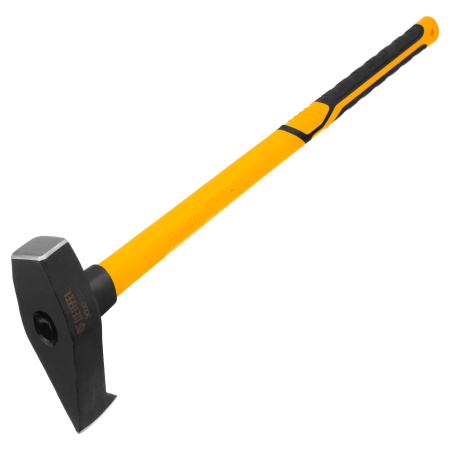 Колун-кувалда 3000 г, кованая, фибергласовая  рукоятка c TPR покрытием, 880 мм Denzel цена