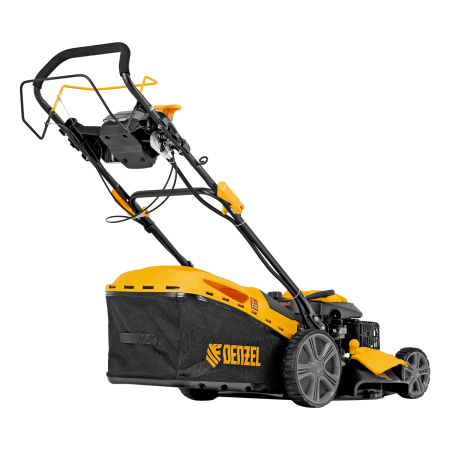 Газонокосилка бензиновая GLD-460SP-VE, 146 см3, шир. 46см, привод, вариатор, эл.старт, 60 л Denzel цена