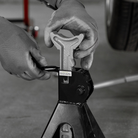 Подставки под машину регулируемые, 2 т, H подъема 275-420 мм, 2 шт Matrix цена