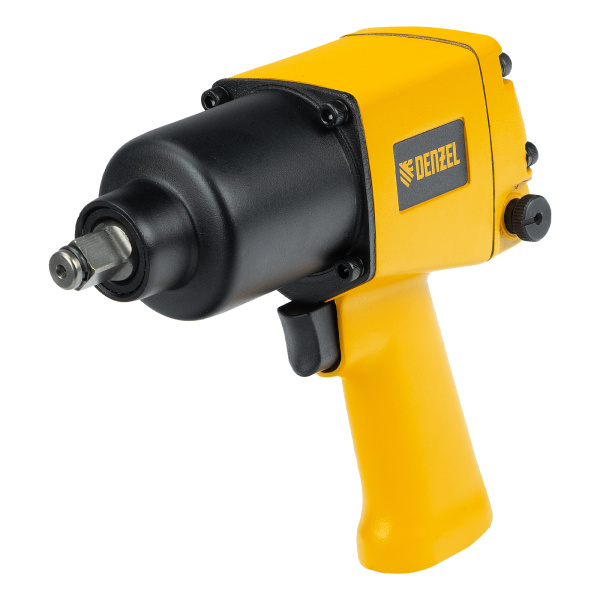Ударный пневмогайковерт IW860+набор головок, 1/2", 7000 об/мин, 868 Нм Denzel цена