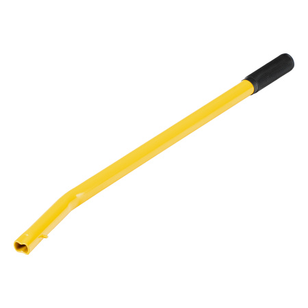 Домкрат гидравлический подкатной с фиксатором, 2,5 т,  85-385 мм, в пласт. кейсе Denzel цена