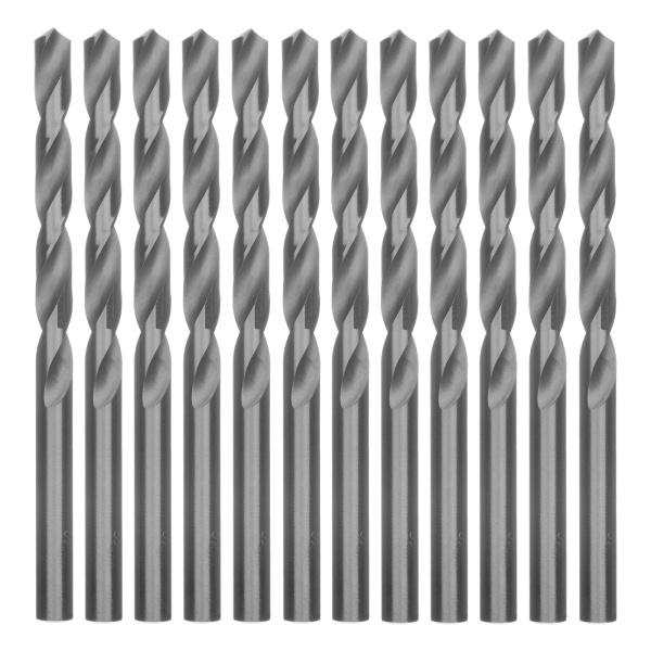 Сверло по металлу, 7 мм, полированное, HSS, 10 шт, цилиндрический хвостовик Matrix