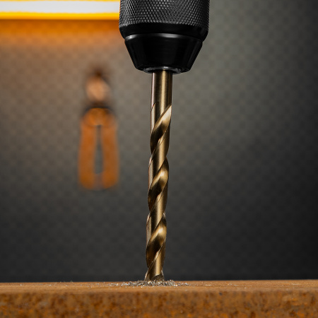 Сверло по металлу, 10 мм, HSS Co-8%// Denzel