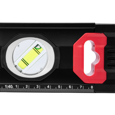 Уровень алюминиевый, усиленный, фрезерованный, 3 глазка, двухкомпонентные рукоятки, 1500 мм Matrix цена